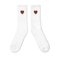 BPH Heart Embroidered Socks